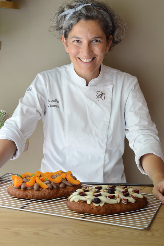 Lucila Canero y su receta de brioche vegano y sin gluten con el que elabora las cocas de san juan.