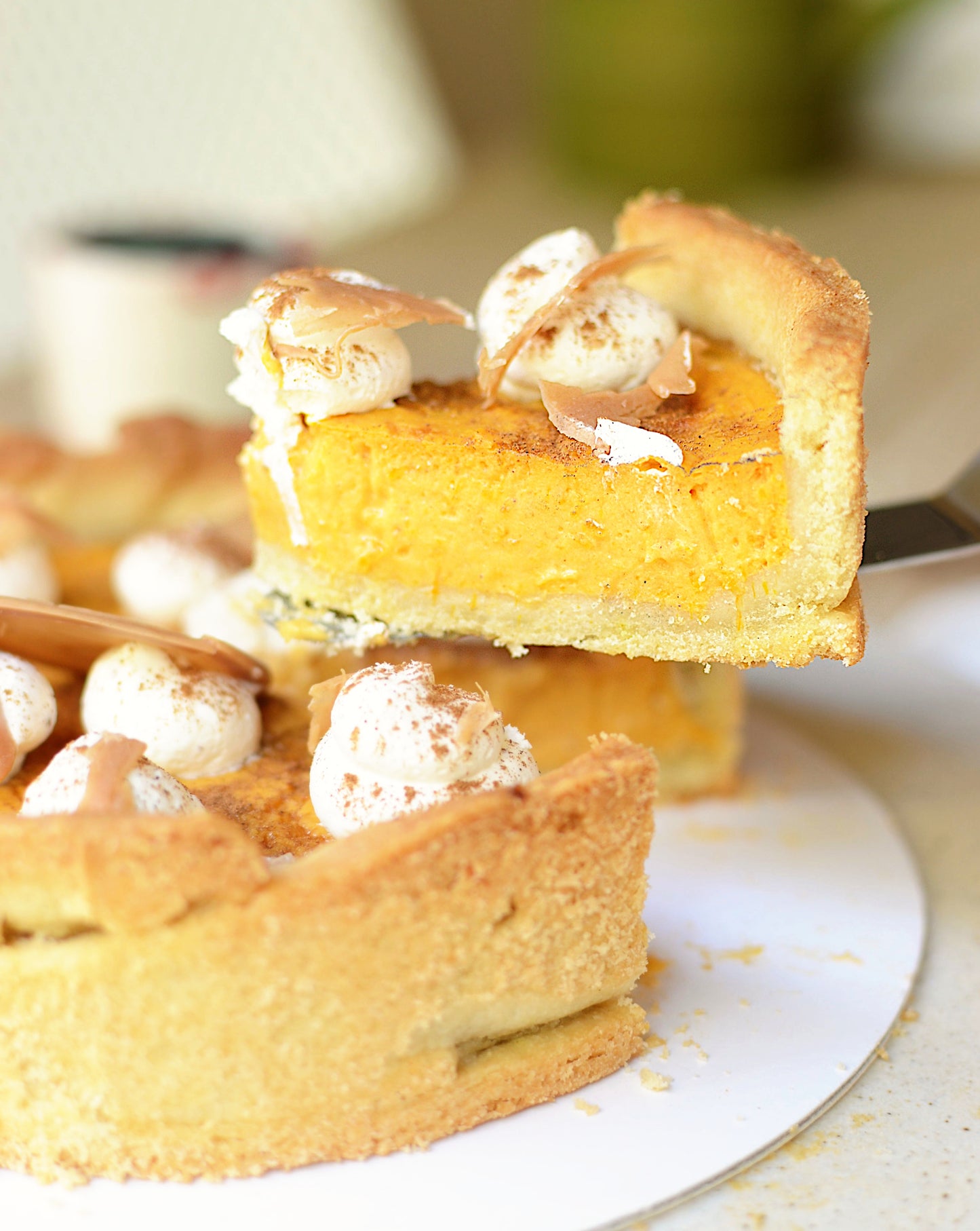 Pastel Pumpkin Pie vegano