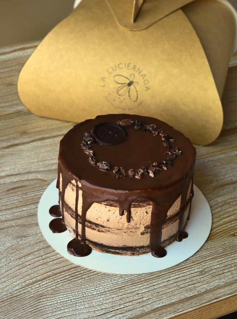 Señorita Chocolate. Pastel de Chocolate vegano y sin gluten.