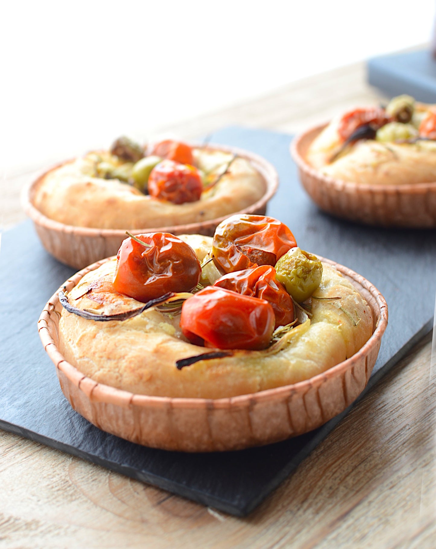 Receta de Focaccias Sin Gluten, preparado para hornear en casa.