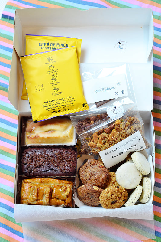 Cajita Regalo Vegana y Sin Gluten: Desayuno o Merienda