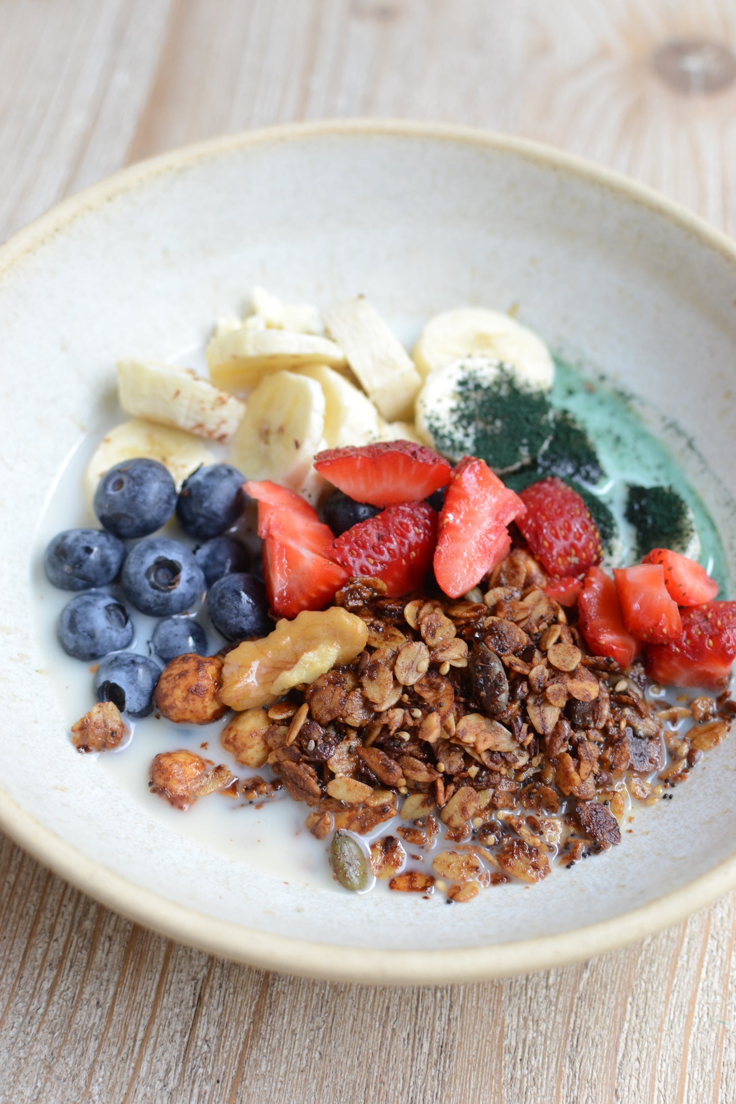 Idea de consumo de la granola.