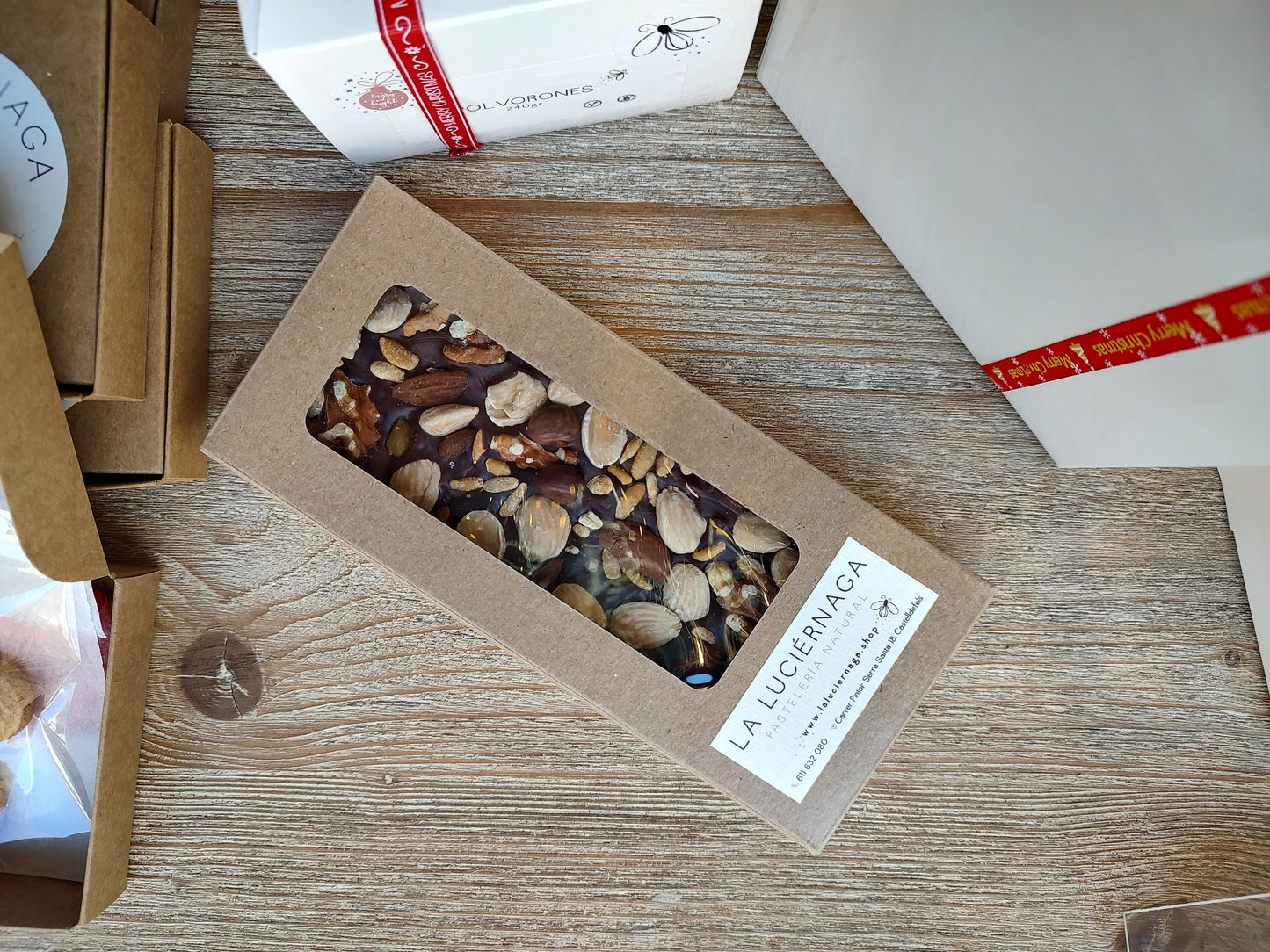 Tabletas con Chocolate Vegano y Sin Gluten