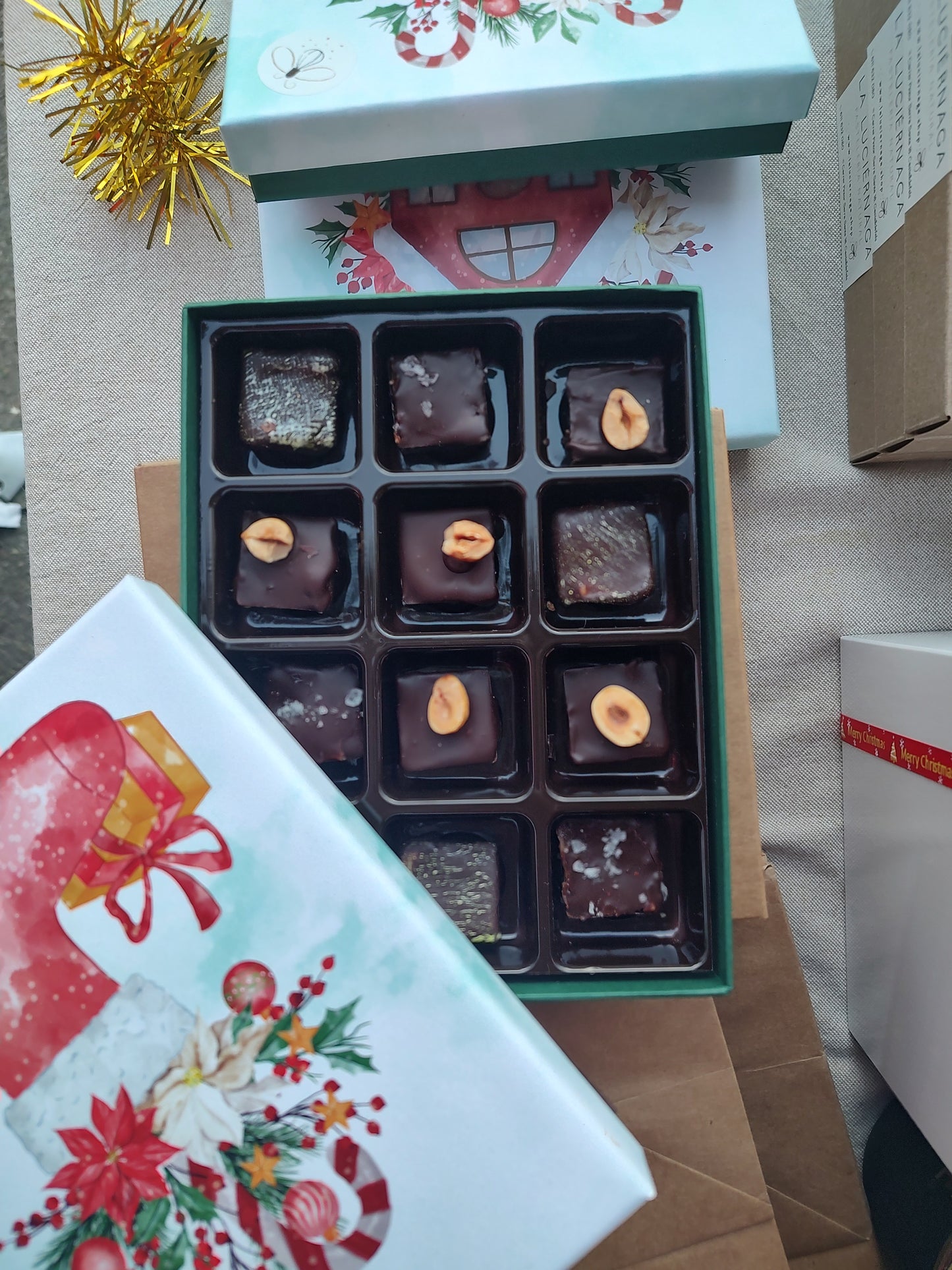 Bocaditos de Chocolate Rellenos