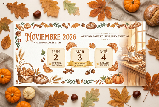 Horario Especial 2, 3 y 4 de noviembre