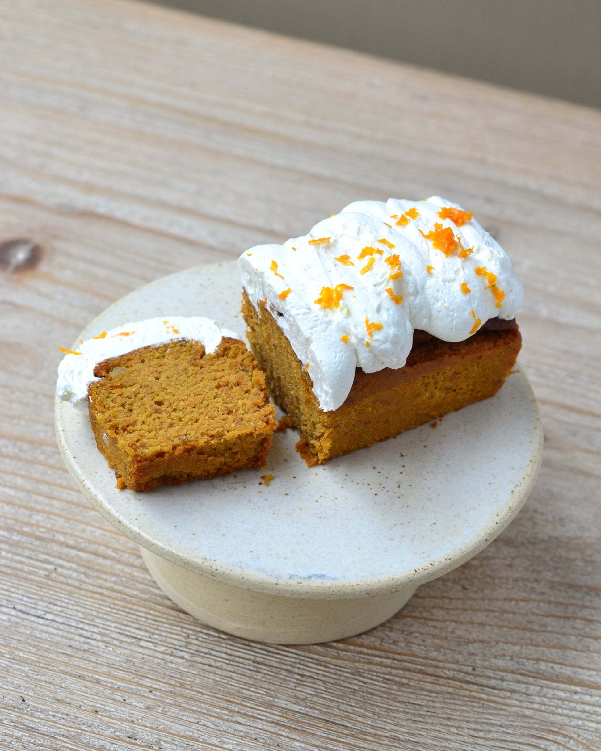 Individual de Carrot Cake Vegano y Sin Gluten