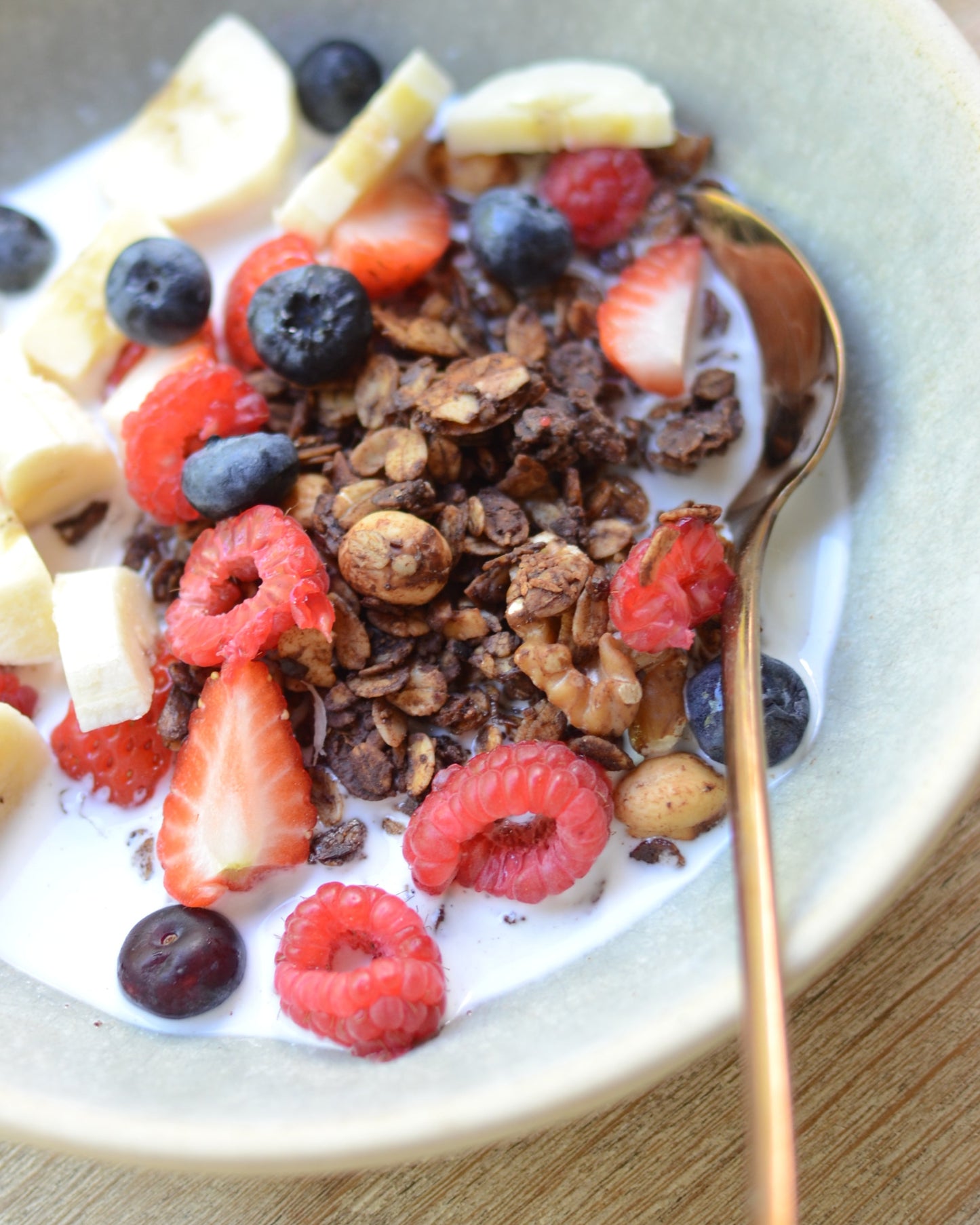 Granola Avena Ecológica y Chocolate 80% Sin Gluten y Vegana
