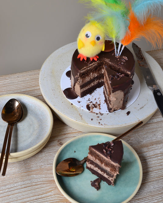 Pastel Mona de Pascua Sin Gluten y Vegana sabor Chocolate