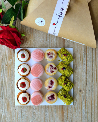 Bandeja con Surtido de pasteleria vegana y sin gluten