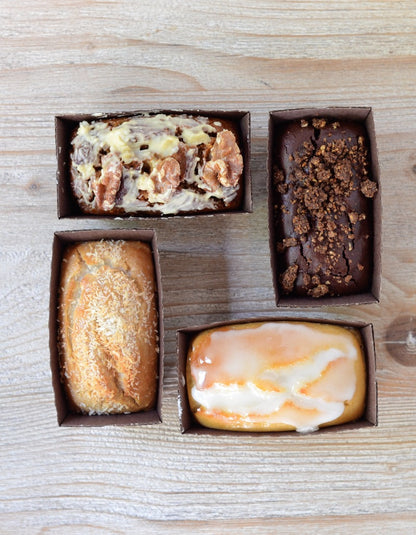 Bizcochitos individuales sin gluten y veganos.