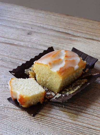 Bizcochito de limón sin gluten y vegano.