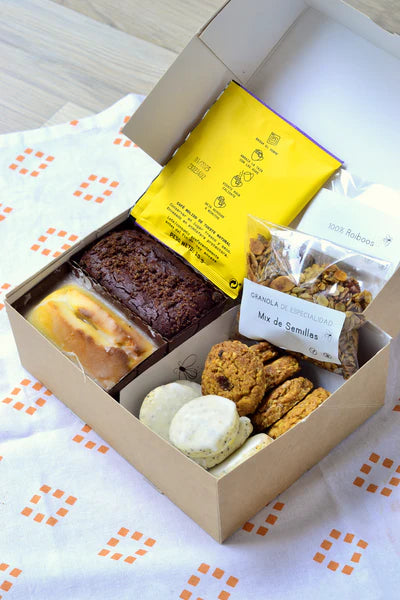 Cajita Desayuno para San Valentín Vegana y Sin Gluten