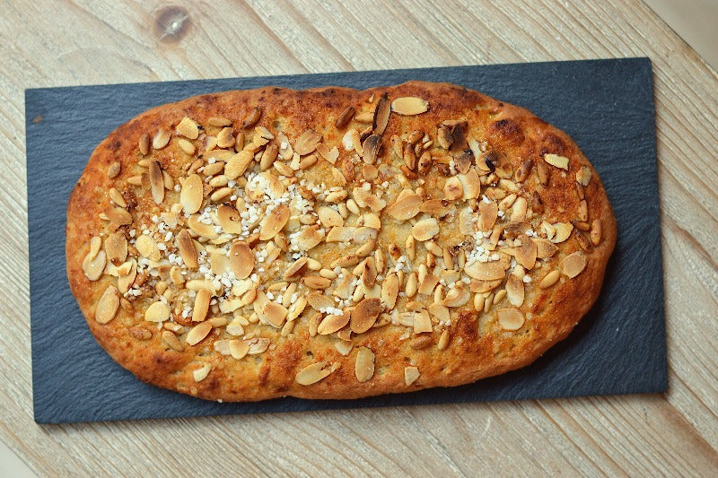 Coca de San Juan Sin Gluten, sin huevo, sin lactosa, apta para veganos con envío a domicilio.