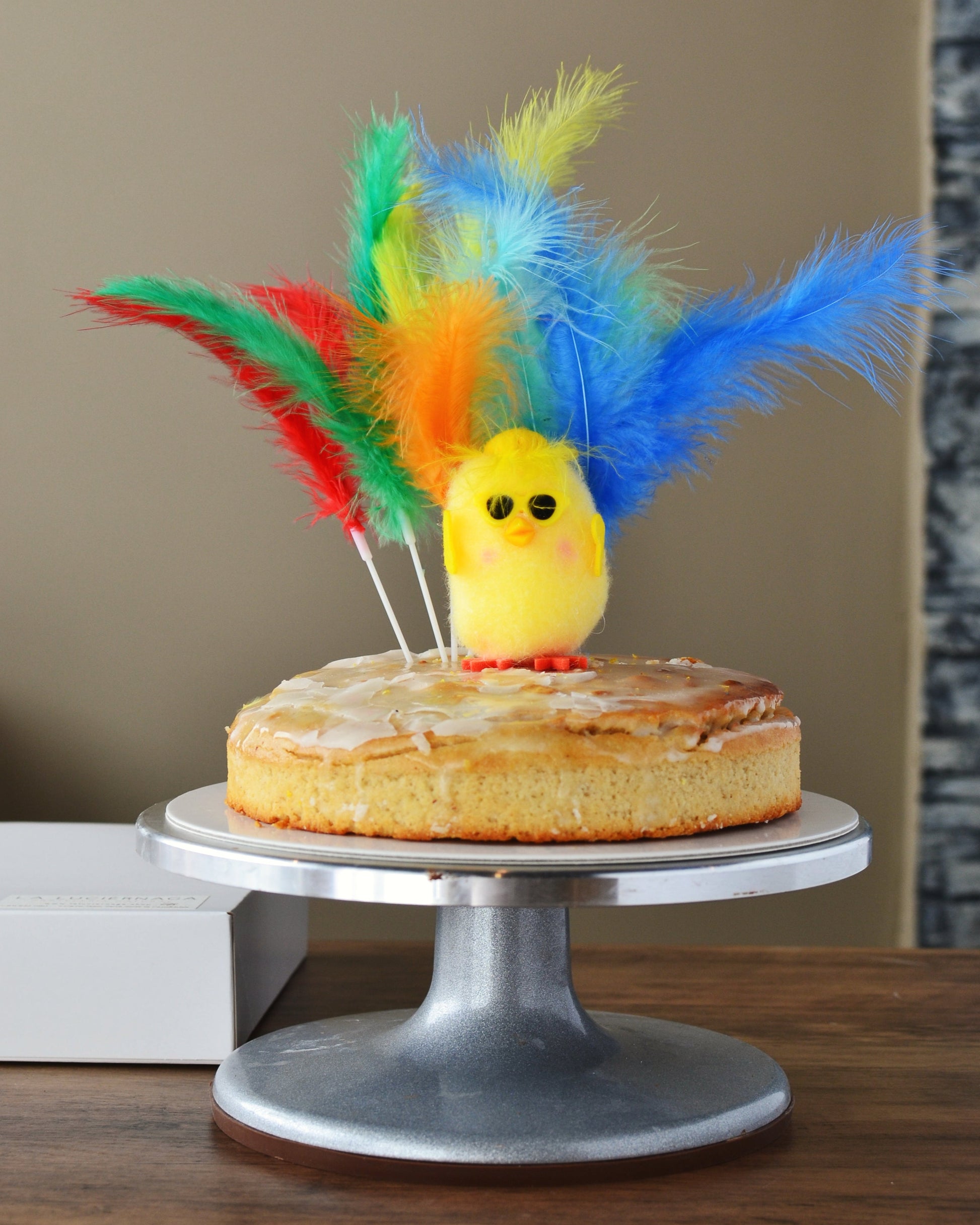Mona de pascua sabor limón sin gluten y vegana