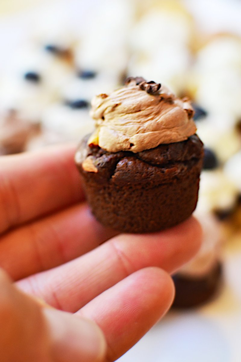 Muffin Cacao Sin Gluten y vegano