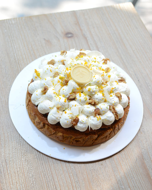 Pastel Carrot Cake Sin Gluten y Vegano
