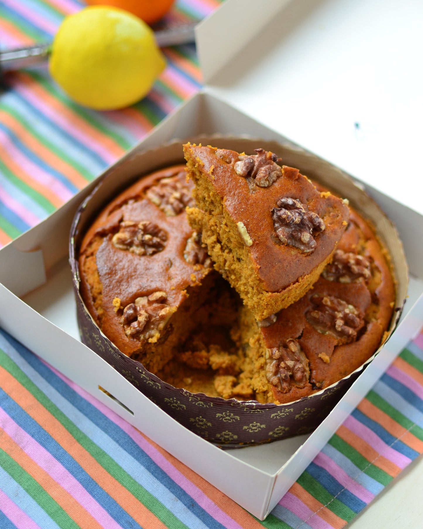 Pastel de zanahoria sin gluten y vegano