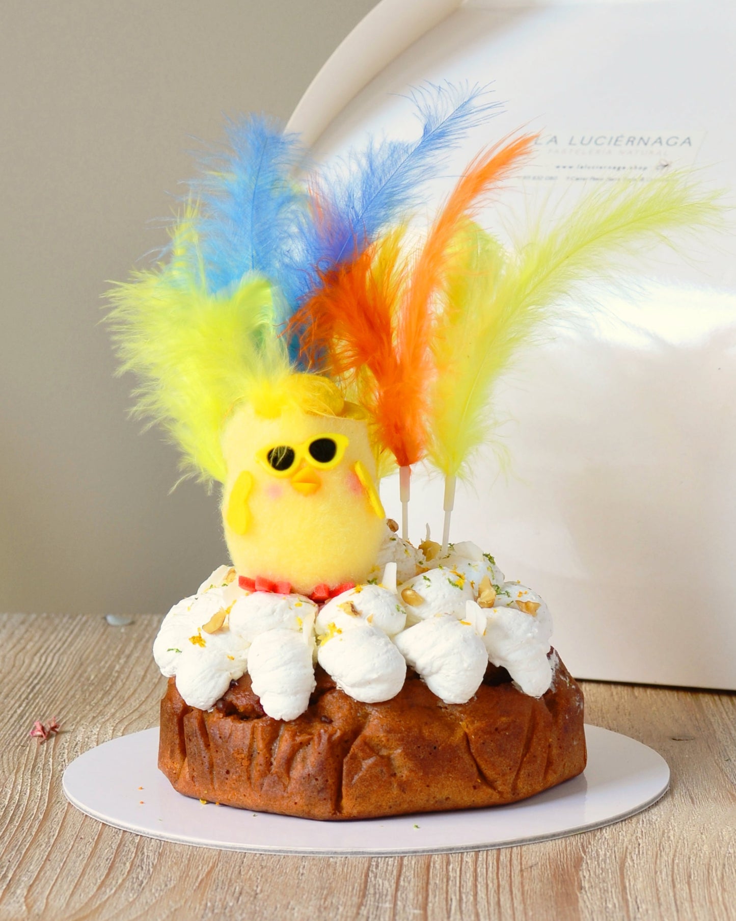 Pastel Mona de Pascua Sin Gluten y Vegana sabor Carrot Cake