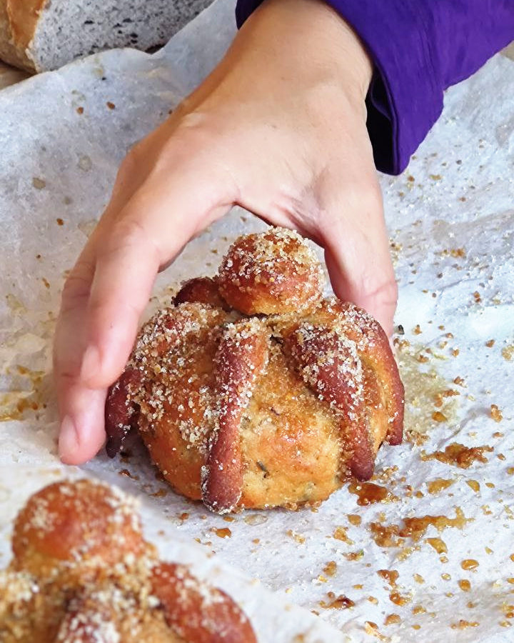 pan de muerto sin gluten sin leche sin huevo