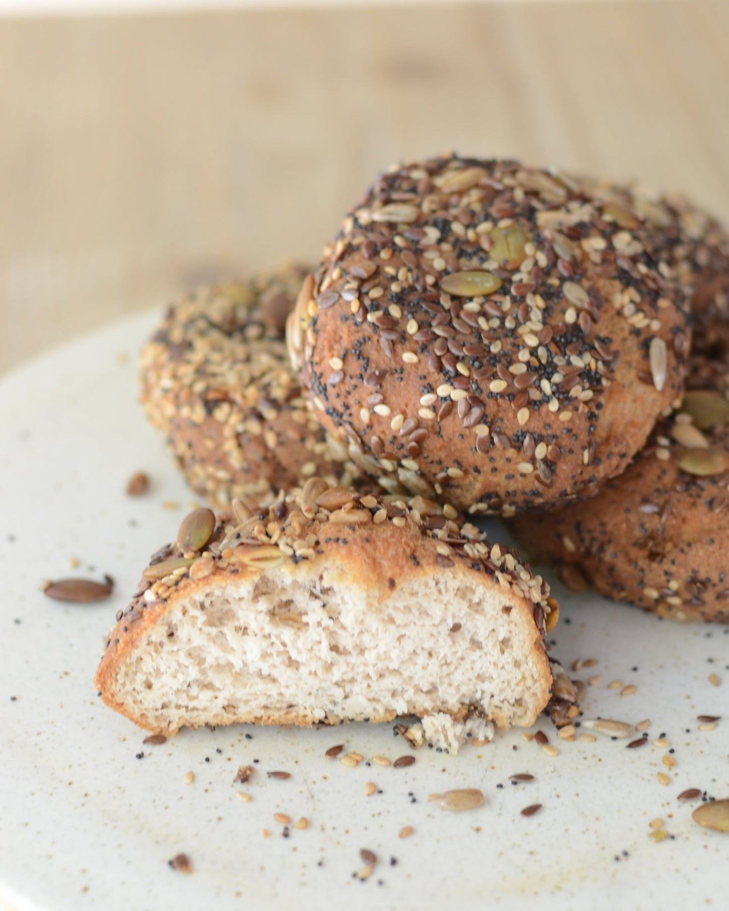 Pan keto sin trigo elaborado con harina de almendra