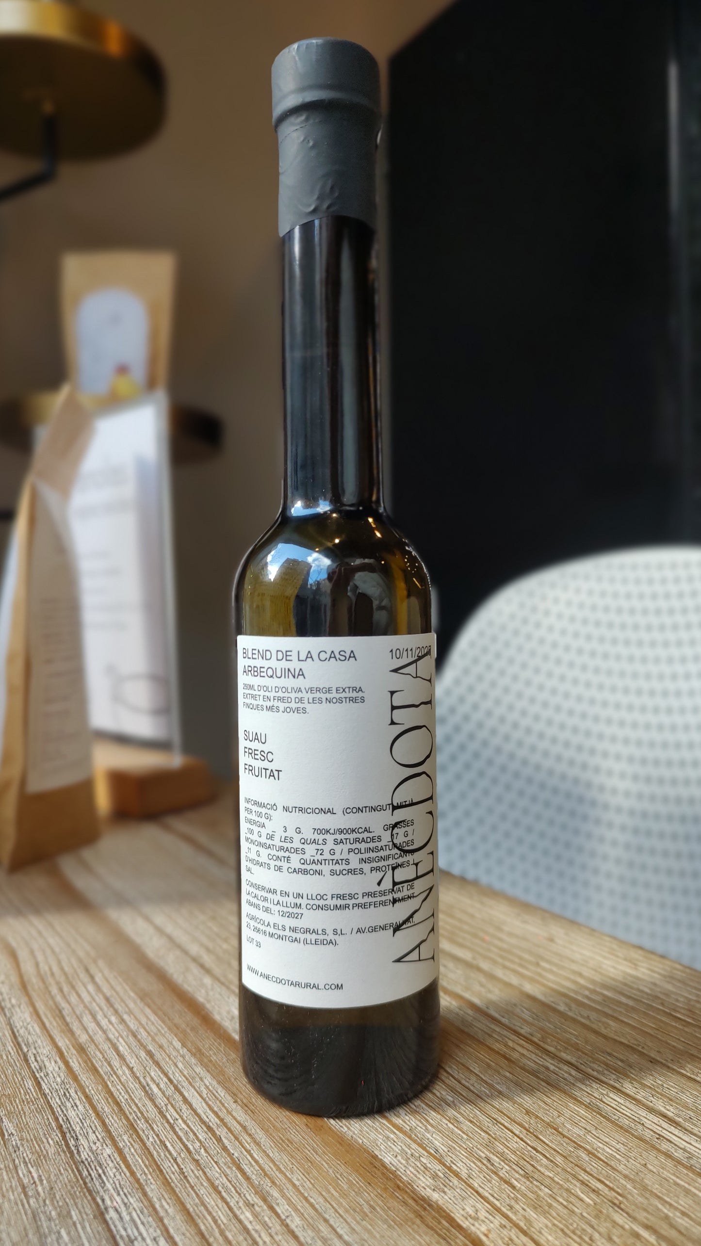 Aceite de Oliva Virgen Extra Primer Prensado en Frío Anécdota Rural