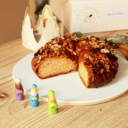 Roscon de reyes vegano y sin gluten con envío a domicilio.