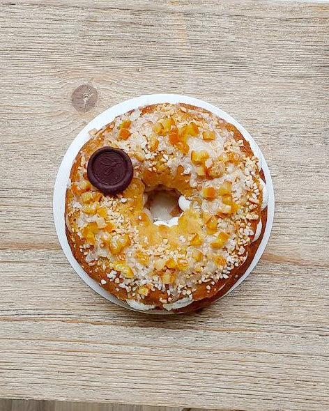 Roscon de reyes sin gluten y vegano