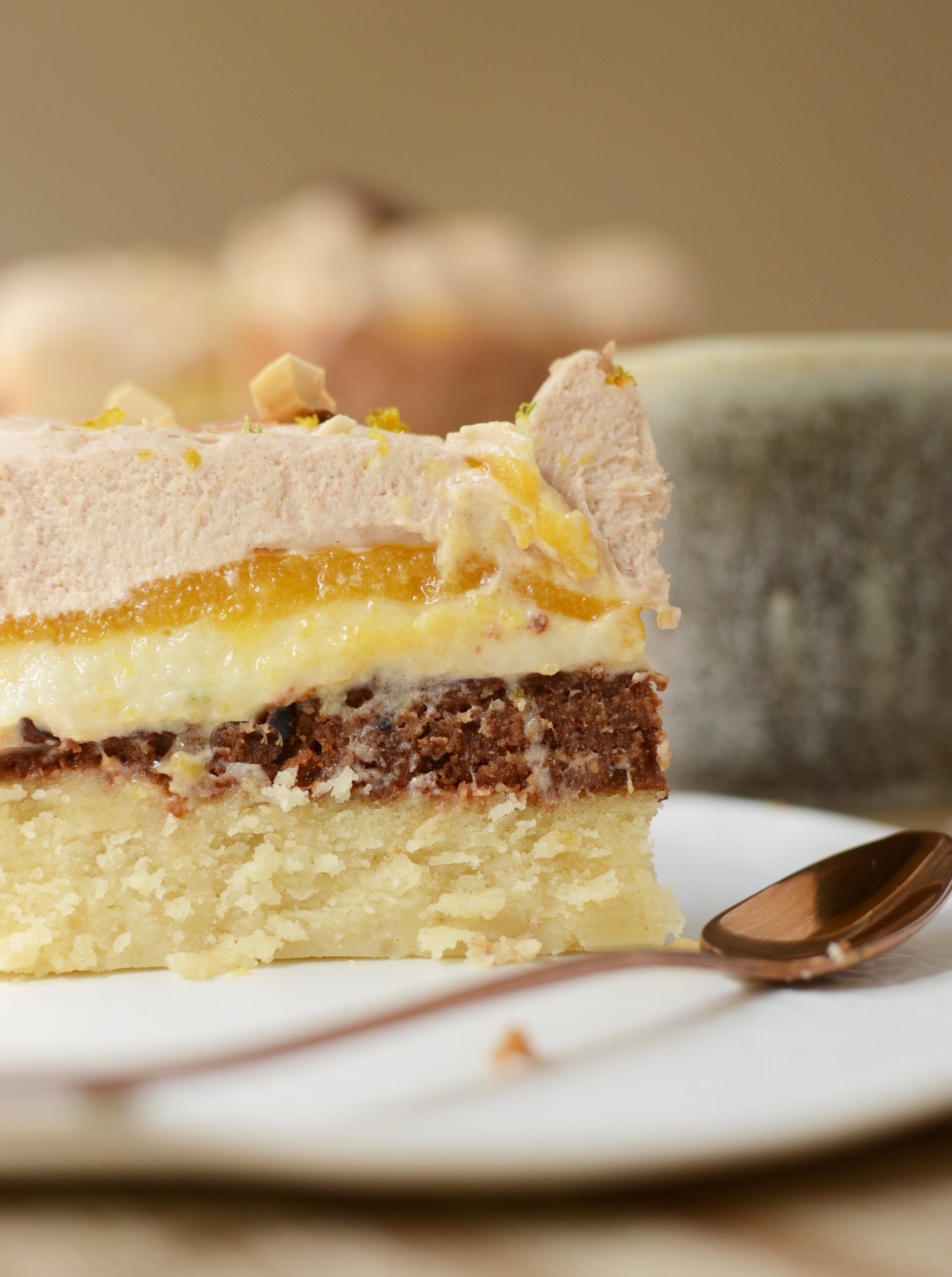 Pastel Vegano y Sin Gluten, Fiesta de Cítricos y Almendras