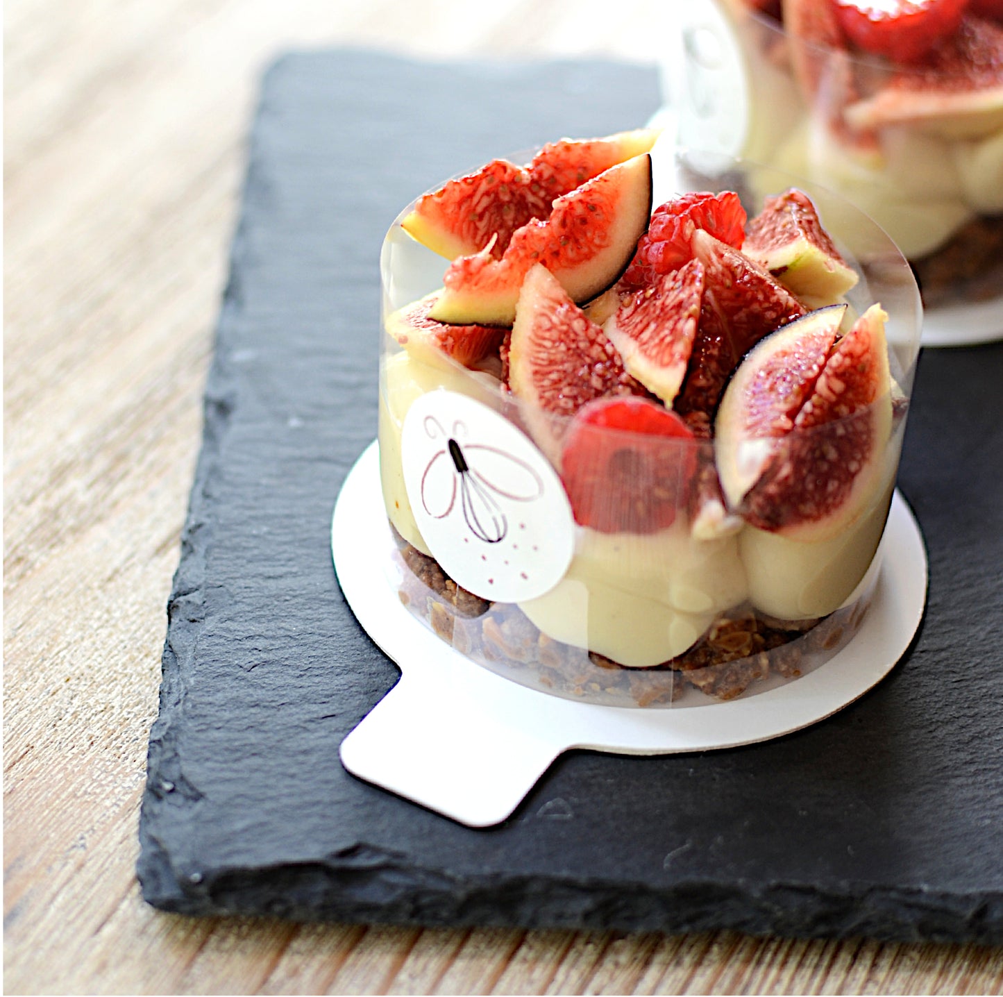 Individual de higos vegano y sin gluten
